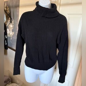 Black Turtleneck Sweater